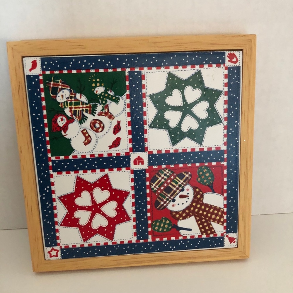 Vintage Holiday Trivet